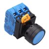 YW1B-M1E30S Blue 22mm Momentary Push Button Switch 3NO IP65 IDEC