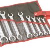 Zestaw narzędzi nastawnych Zestaw kluczy trzpieniowych SAM 10 x 11 → 30 x 32 mm 8 szt. Stal chromowo-wanadowa