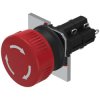 EAO 51-259.025 Stop switch with twist release red SA 2NC+2NO ST D25 gold/silver