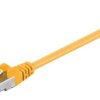Cat 5E Kabel Łączący, F/Utp, Żółty - Długość Kabla 0.25 M