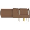 Schützinger SWEB 8094 Au/BR 90-Degree Brown Safety Socket 1pc