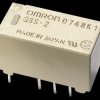 Subminiature relay, 2 x UM, 250V 2A, 24 V