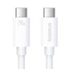 Kabel Baseus Cb000066 Usb-C - Usb-C 240W Pd 8K 60Hz 1M - Biały
