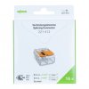 WAGO COMPACT 221-412 Szybkozłączka 2x 0,2-4,0mm2 uniwersalna (na drut / na linkę) 450V/32A ORYGINALNA blister 16szt.