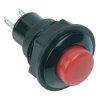 Red Off-(On) Low Profile Round 12mm Momentary Push Button Switch 1.5A SPST