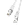 Kabel krosowy patchcord F/UTP kat.6 0,25m biały