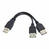 KABEL Y USB - 2X USB ZASILANIE 30CM adapter rozgałeźnik spliter sumator
