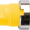 4 mm socket, screw connection, mounting Ø 12.2 mm, CAT III, yellow, SEB 6445 NI / GE