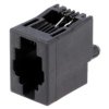 Gniazdo RJ9 4-pin Układ 4p4c THT proste 16,51mm 5558872-1