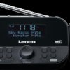 CR-615BK DAB+/FM radio alarm, LCD display, projection