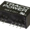 Przetwornica DC-DC, 3W, Uwe 4,5 → 9 V DC, Uwy 15V dc, Iwy 200mA, TRACOPOWER