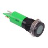 Q14F1ANXXG24E Green Flush 14mm 24VDC LED Panel Indicator IP67 APEM