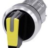 Siemens 3SU10522BM300AA0 3SU1052-2BM30-0AA0 Przełącznik blokada żółty 2 x 45 ° 1 szt.