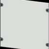 Aperture, rectangular, sheet steel, (W x H x D) 600 x 500 x 10 mm, light gray, 8PQ2050-6BA01
