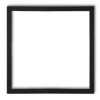DECO Ramka wypełniająca 1 pojedyncza czarny mat 12DRW-1 KARLIK