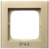 SONATA METALIK Ramka 1 pojedyncza do wyłączników IP44 szampański złoty RH-1R/39 OSPEL