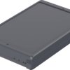 Bopla B 261704 PC-V0-7024 Bocube Gehäuse 96016344 Obudowa zewnętrzna 271 x 170 x 40 Poliwęglan V0 grafitowy szary (ral 7
