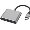 Przejście wtyk USB typ-C - gniazdo USB typ-A typ-C HDMI 3in1