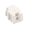 Wkład gniazda komputerowego pojedynczy RJ45 kat.6 nieekranowany MOLEX biały MRJ456