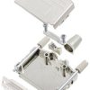 encitech DPPK25-M-DBS-W-K 6355-8004-13 Zestaw listew żeńskich D-Sub 180 ° Ilość styków: 25 kielich lutowniczy 1 szt.