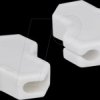 18401 Cable holder self-adhesive with 3 feed-throughs (1 x flat cable