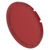 Soczewki do wskaźników, 45-553, Czerwony, Okrągły, średnica: 23.7
