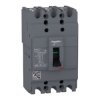 Wyłącznik kompaktowy MCCB, 3-biegunowy-biegunowy, 25A, 550V, 250V, Stałe, Schneider Electric, EZC250N