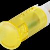 QS121XXY24 Indicator LED, 24 V DC, 12 mm, FASTON, yellow