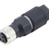 Złącze wielostykowe przemysłowe 3-pinowe M8 Montaż na kablu Wtyczka Molex