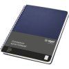 Sigel CO826 Conceptum notepad spiralbound A5 hardcover dark blue squared 80 shts