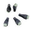 Opencircuit DC Plug female 5.5mm x 2.1mm to crown stone - 5 pieces