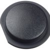 Cap, round, Ø 9.5 mm, (H) 2.05 mm, black, for short-stroke pushbutton Ultramec 6C, 10ZC09