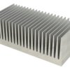 Radiator; PR375/10; naturalny; 100mm; żebrowany; 0,64K/W; 215mm; 77mm; Alutronic