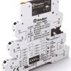 Moduł styczników sprzęgających Finder 2 A 24 V DC SPNO PLC, montaż na szynie DIN
