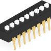 DIP switche, Off-On, 9 pole, straight, 1 A/5 VDC, 1825057-8
