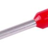 Tulejka izolowana końcówka 1,0mm2 x 12 czerwona opk.100szt