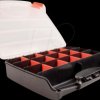 18418 Assortment box with 17 compartments, 320 x 255 x 60 mm, orange/b