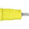 Stäubli 497079-20 SEB4-F/N safety jack socket gr/yel 4mm rigid 1pc
