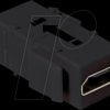 NK0033 Keystone HDMI F/F, repeater, black