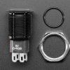 Adafruit Rugged Metal Pushbutton with Black Finish - 16mm 6V RGB Latching