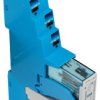 Przekaźnik interfejsowy 24V dc Finder SPDT 250/440V ac 10A Szyna DIN bieguny 1 Przekaźnik z interfejsem Wciskane