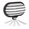 SOLANO. oprawa ogrodowa z czujnikiem ruchu 180st. 1x60W. E27. IP44. plastik. czarna OR-OP-307BE27ZMR