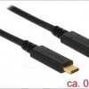 83042 Delock cable USB 3.1 Gen 2 C male > C male 3A 0.5 m