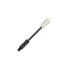 WAGO 891-8993/205-101 Mains Cable 2+PE Pins Black Open Cable Ends