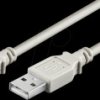 93375 USB 2.0 Hi-Speed cable A-connector > A-connector 1.8 m grey