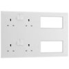 BG 8222EM8 White Nexus Moulded Combination Plate 2 X Double 13A Sw Socket 8 Mod