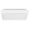 Plafon Kwadratowy Natynkowy Led 18W 1800Lm 3000K Ip44 Biały Barwa Ww Biała...