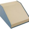 Aluminum enclosure, (L x W x H) 265 x 508 x 107 mm, blue, IP31, 1456WK4BKBU