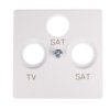 Simon 82 Pokrywa Gniazda Antenowego Rtv/Sat/Sat Biała 82038-30