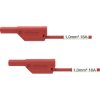 Schützinger VSFK 8500/SIL1/200/RT Safety Test Lead 4mm Plug 200cm Red 1pc